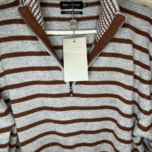 Pedro del Hierro men’s cashmere/wool blended sweater, NWT. Men’s XL (T-5) - Picture 3 of 5